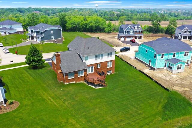 35 Open Pkwy N, Hawthorn Woods, IL 60047 - aerial view of residential area
