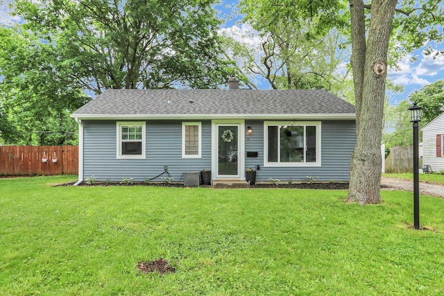 1304 Briarcliff Dr, Urbana, IL 61801 - single story home with a chimney and a shingled roof