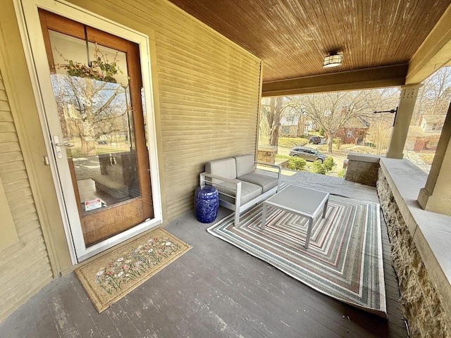 view of patio / terrace featuring a porch