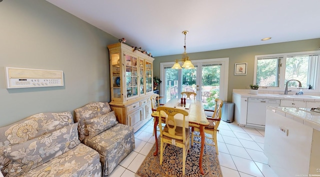 18W742 60th St, Westmont, IL 60559 - dining room with light tile patterned floors
