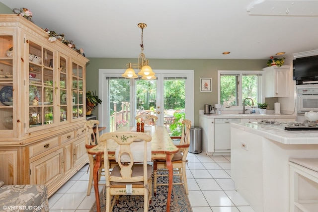 18W742 60th St, Westmont, IL 60559 - dining room with light tile patterned floors
