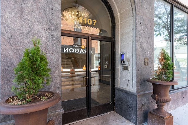 view of entrance to property