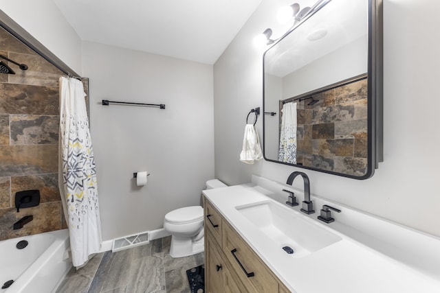 24221 S Edwin Dr, Channahon, IL 60410 - full bathroom featuring vanity and shower / bathtub combination with curtain