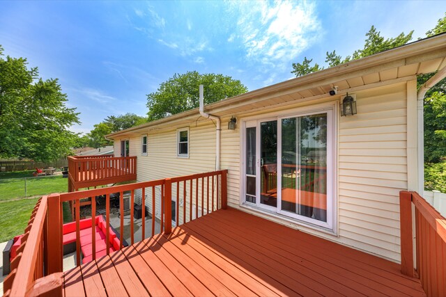 24221 S Edwin Dr, Channahon, IL 60410 - view of deck