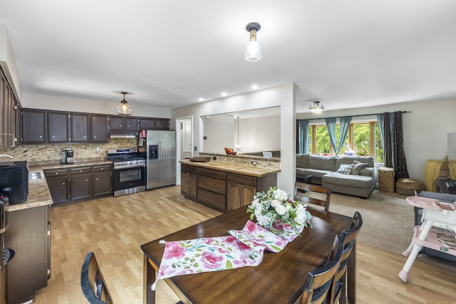 24221 S Edwin Dr, Channahon, IL 60410 - dining area featuring light wood-style flooring
