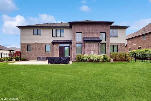 11050 Deer Haven Ln, Orland Park, IL 60467 - rear view of house with a patio area and brick siding
