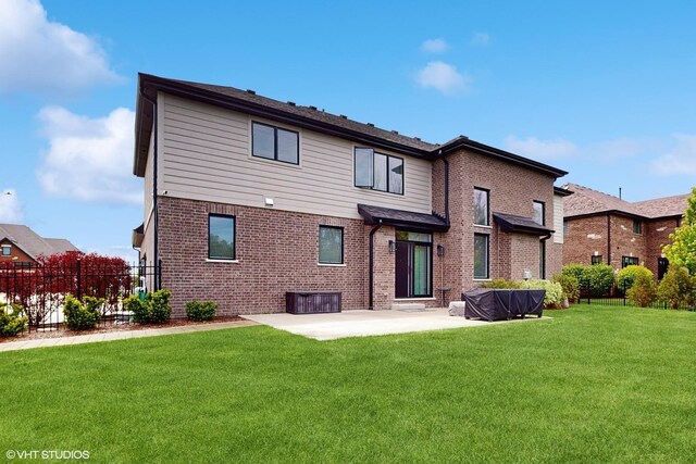 11050 Deer Haven Ln, Orland Park, IL 60467 - back of house featuring a patio area and brick siding