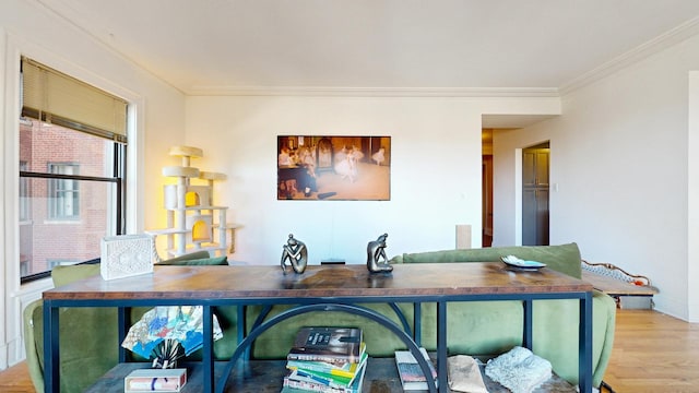 5300 S Shore Dr Unit 59, Chicago, IL 60615 - interior space featuring crown molding and wood finished floors