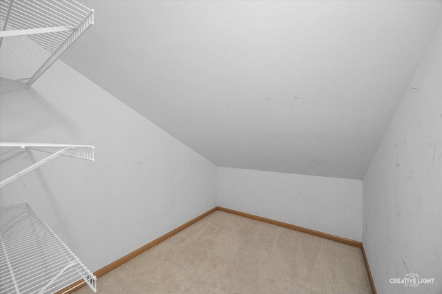 411 Evergreen Cir, Gilberts, IL 60136 - spacious closet with lofted ceiling and carpet floors