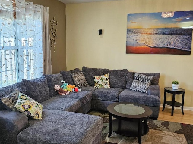 2186 Shadow Creek Ct N, Vernon Hills, IL 60061 - living room with wood finished floors and baseboards