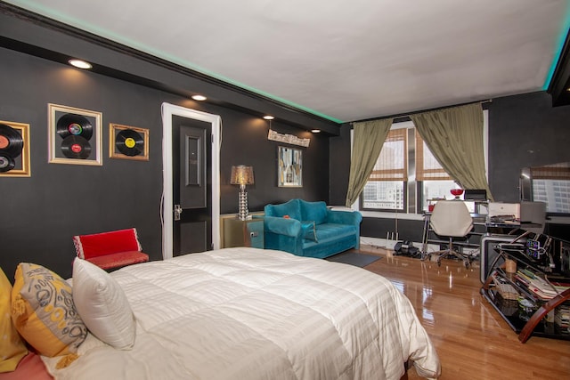 1755 E 55th St Unit 1102, Chicago, IL 60615 - bedroom with wood finished floors