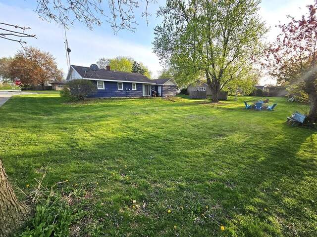 view of yard