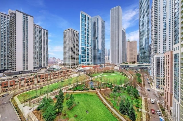 exterior space featuring a city view