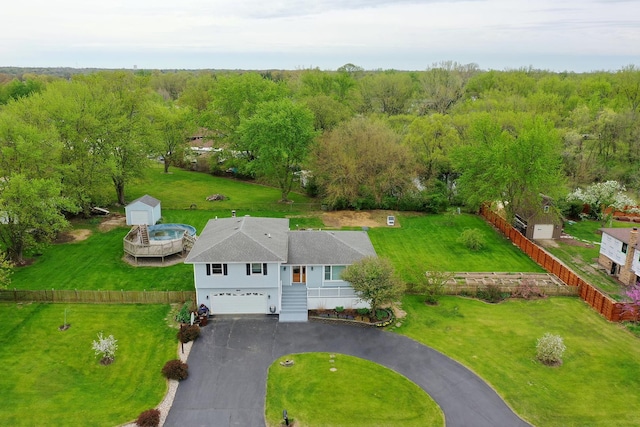 bird's eye view