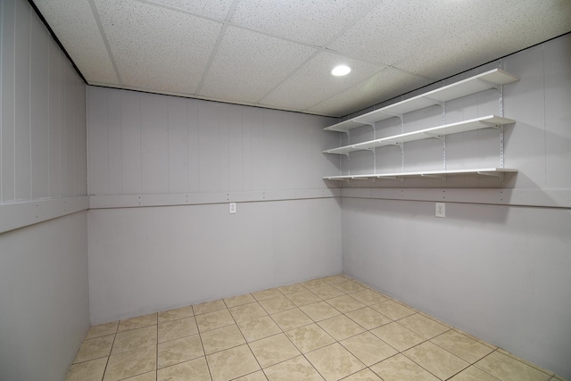 view of storage area