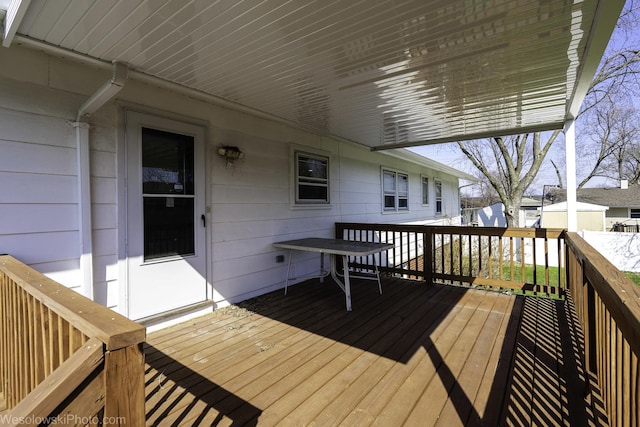 view of deck