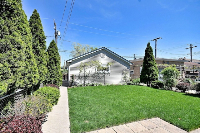 view of yard