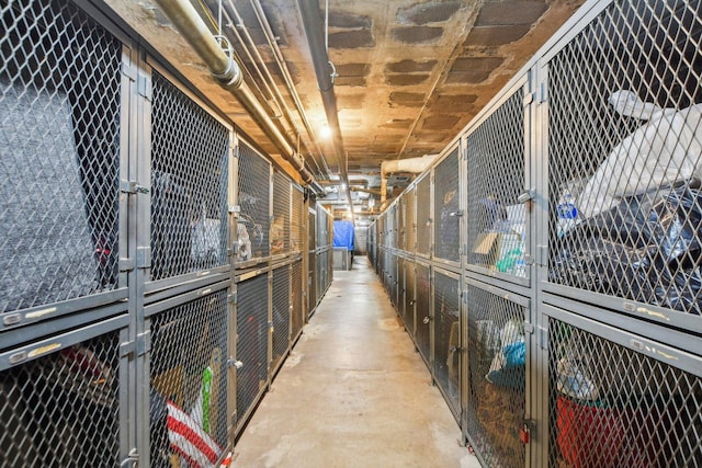 storage featuring an exterior structure
