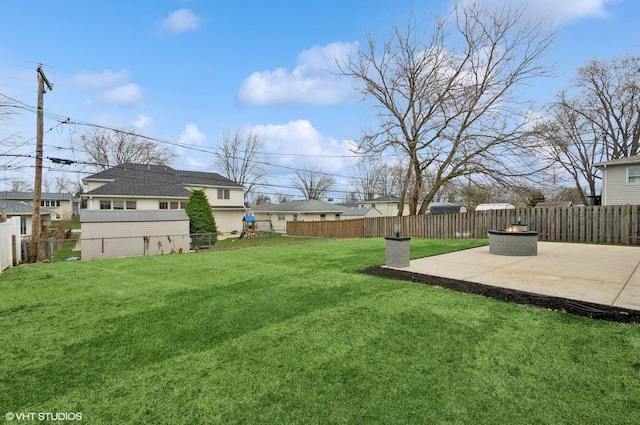 1816 W Pheasant Trl, Mount Prospect, IL 60056 - view of yard with a patio and a fenced backyard