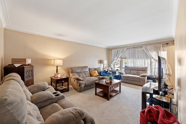 8515 S Kildare Ave, Chicago, IL 60652 - living room with crown molding and carpet