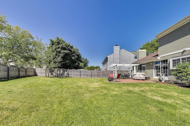 1214 Lone Oak Trl, Aurora, IL 60506 - view of yard with a patio