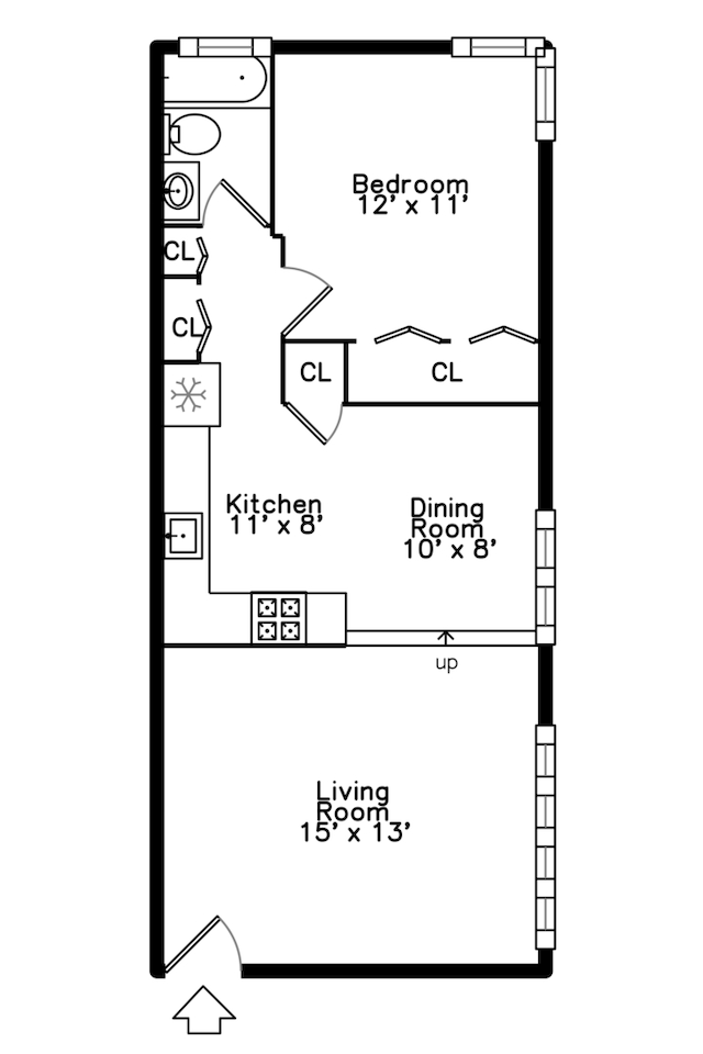 720 N Austin Blvd Unit Gnw, Oak Park, IL 60302 - plan