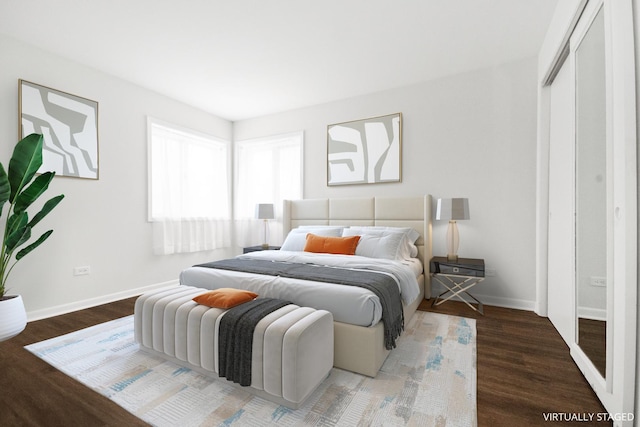 720 N Austin Blvd Unit Gnw, Oak Park, IL 60302 - bedroom featuring wood finished floors and baseboards