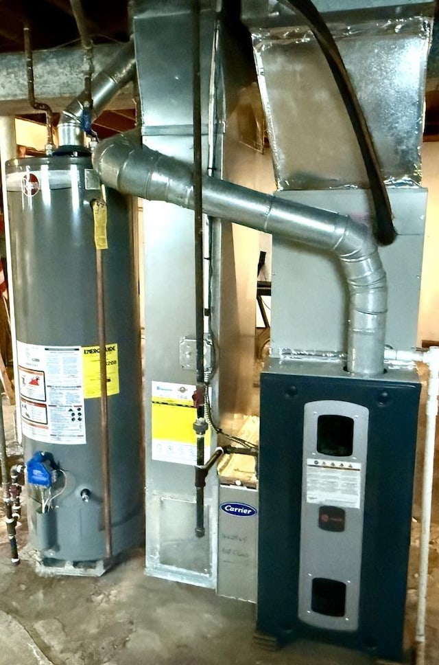 utilities featuring water heater