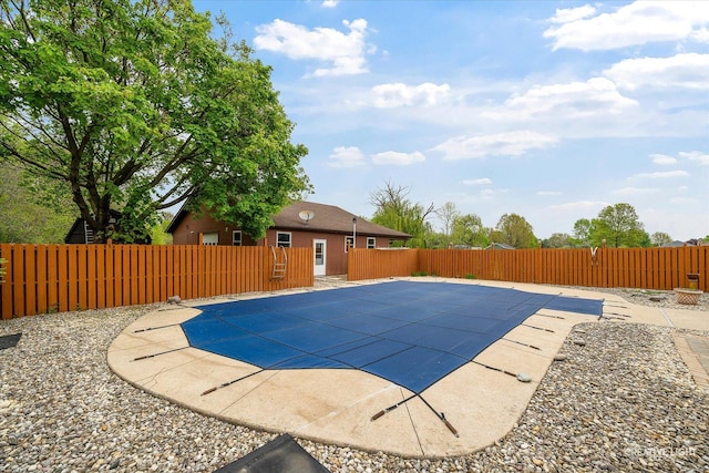 911 E Main St, Plano, IL 60545 - view of swimming pool with fence and a patio area
