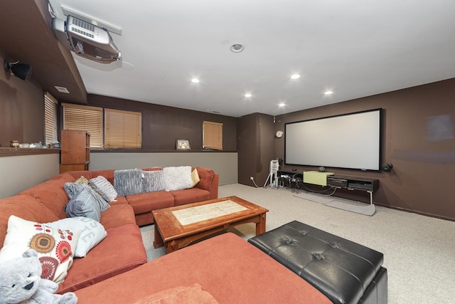 535 N Wood St, Chicago, IL 60622 - carpeted cinema room with recessed lighting