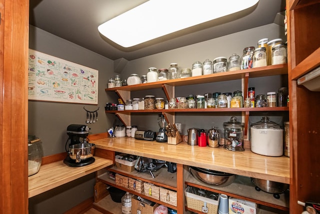 view of pantry