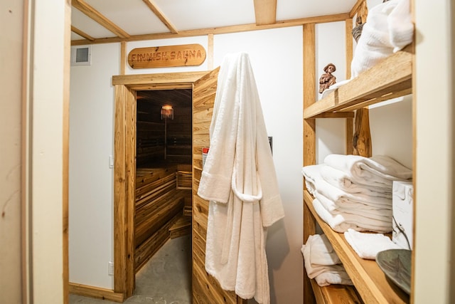 storage featuring visible vents