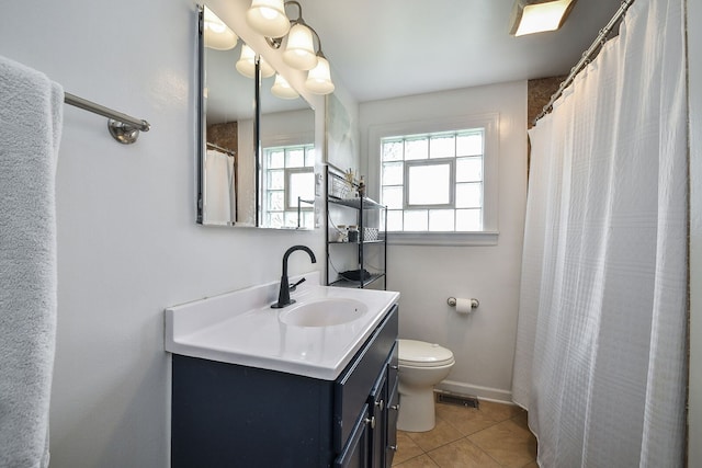 2N252 Diane Ave, Glen Ellyn, IL 60137 - bathroom featuring toilet, vanity, and tile patterned flooring