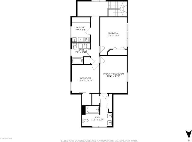 3800 W Eddy St, Chicago, IL 60618 - floor plan
