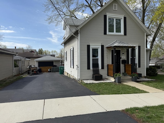 bungalow with a garage