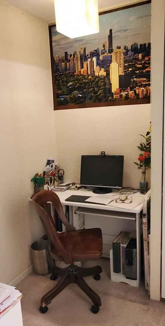 view of carpeted office