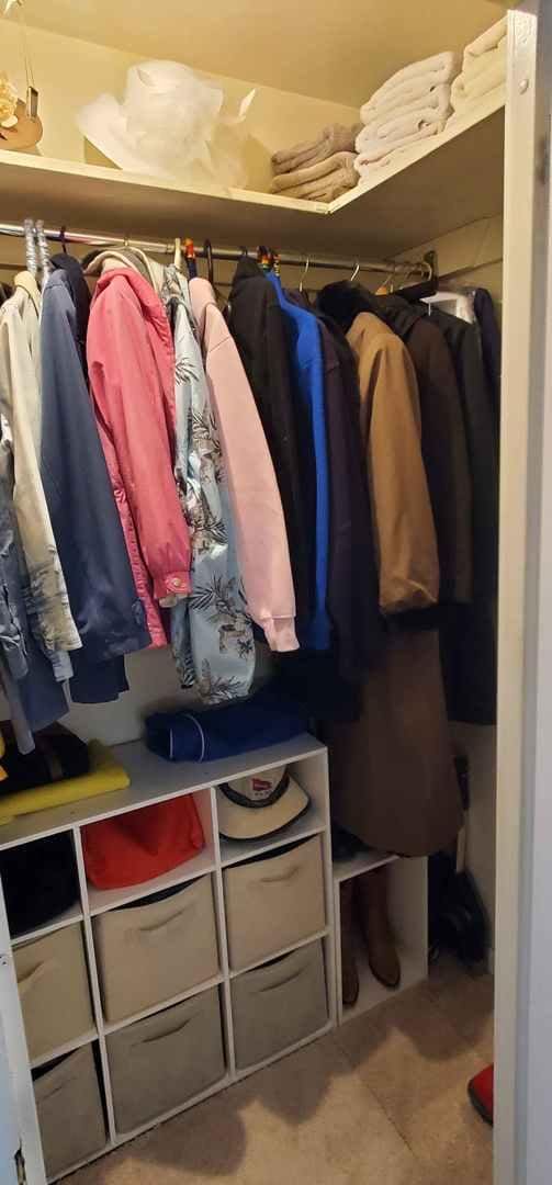 view of closet
