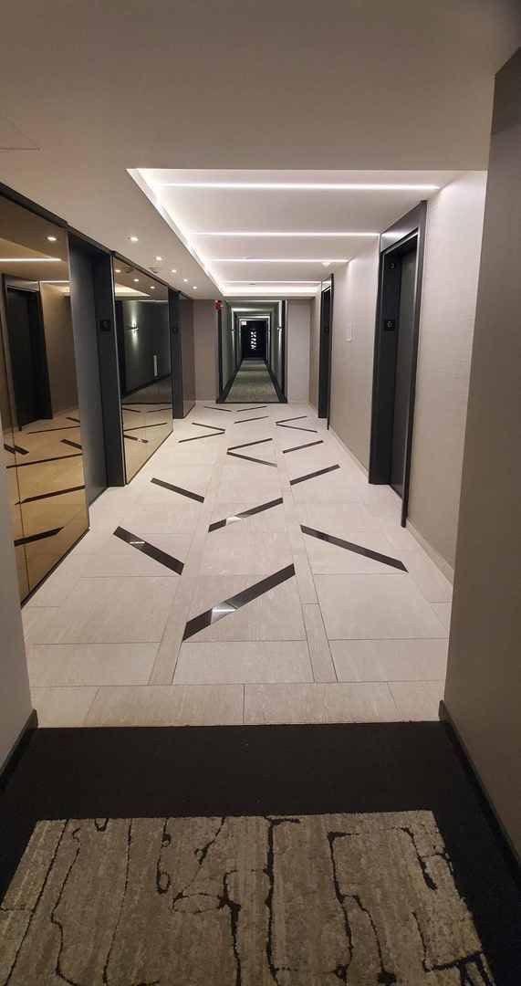 hall with baseboards
