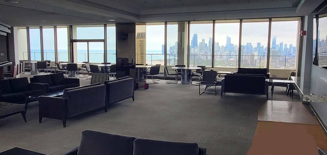 2800 N Lake Shore Dr Unit 613, Chicago, IL 60657 - building lobby with a skyline view