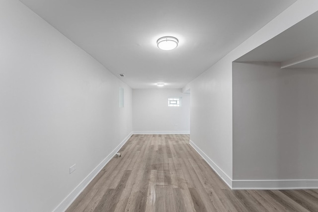 822 N Lockwood Ave, Chicago, IL 60651 - basement with light wood-style floors and baseboards