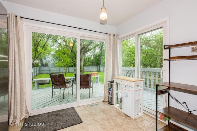 41W058 Colson Dr, Saint Charles, IL 60175 - doorway featuring plenty of natural light and tile patterned floors