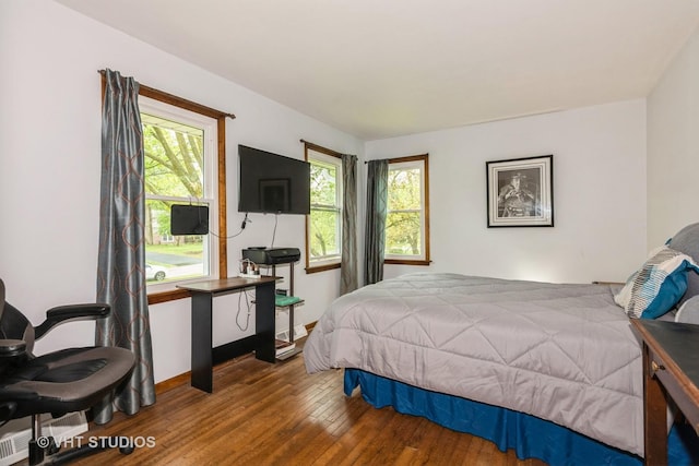41W058 Colson Dr, Saint Charles, IL 60175 - bedroom with hardwood / wood-style floors, multiple windows, and baseboards