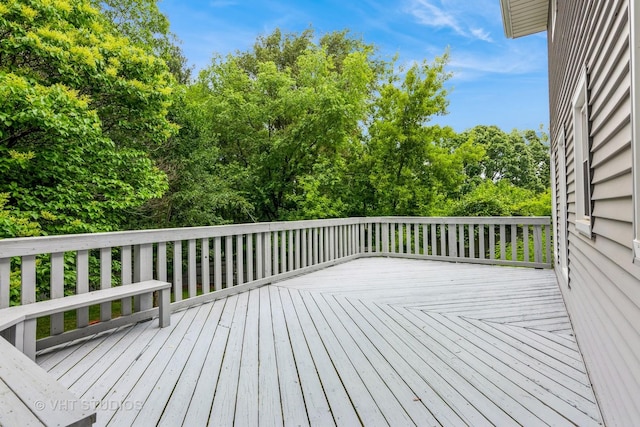 41W058 Colson Dr, Saint Charles, IL 60175 - wooden deck featuring view of scattered trees