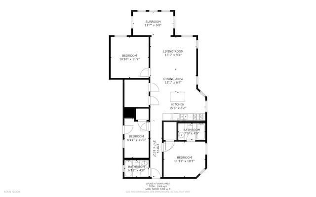 7633 N Greenview Ave Unit 3W, Chicago, IL 60626 - floor plan