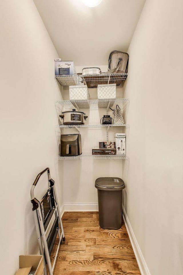 view of storage area