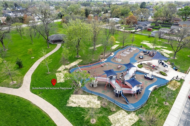 drone / aerial view