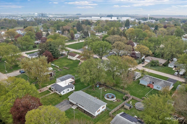 145 W Eisenhower St, Waterman, IL 60556 - birds eye view of property with a residential view