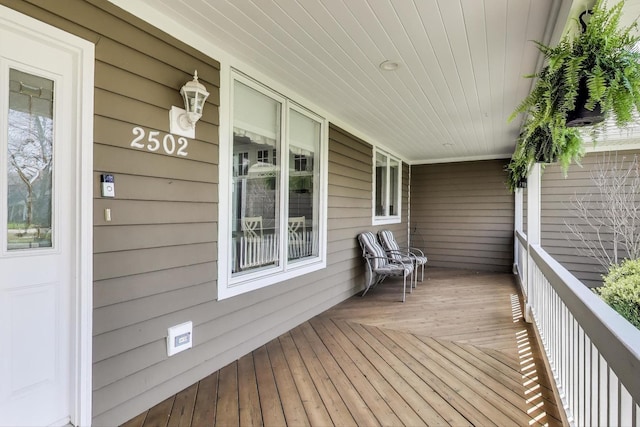 2502 S Hidden Trl, Spring Grove, IL 60081 - wooden terrace with a porch