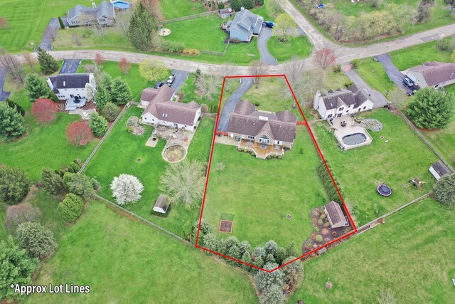 2502 S Hidden Trl, Spring Grove, IL 60081 - drone / aerial view featuring a residential view