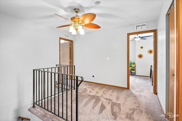 1118 Golden Oaks Pkwy, Aurora, IL 60506 - carpeted spare room featuring ceiling fan, a smoke detector, and baseboards